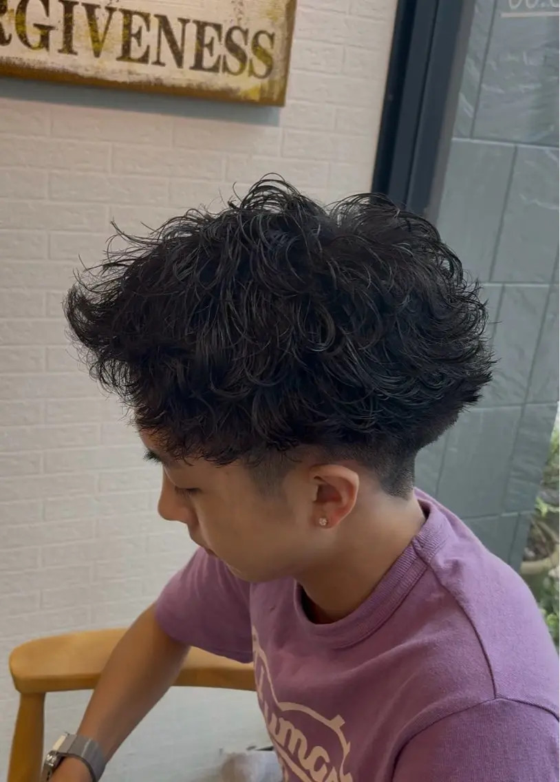 パーマ メンズ メンズパーマ 藤原 幸大のヘアスタイル