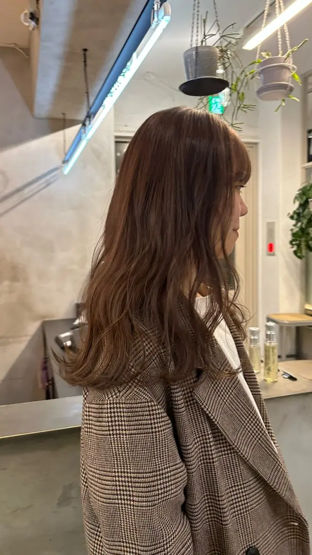 セミロング カラー ベージュカラー ❕マンツーマン施術❕ 🍊Moemiのヘアスタイル