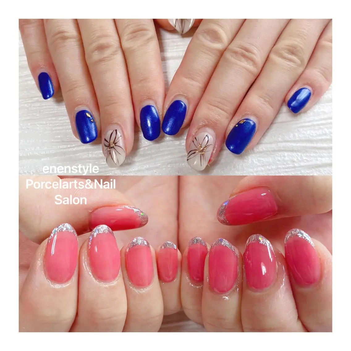 ミディアム ネイル 🐾enen style 🐾のネイルデザイン
