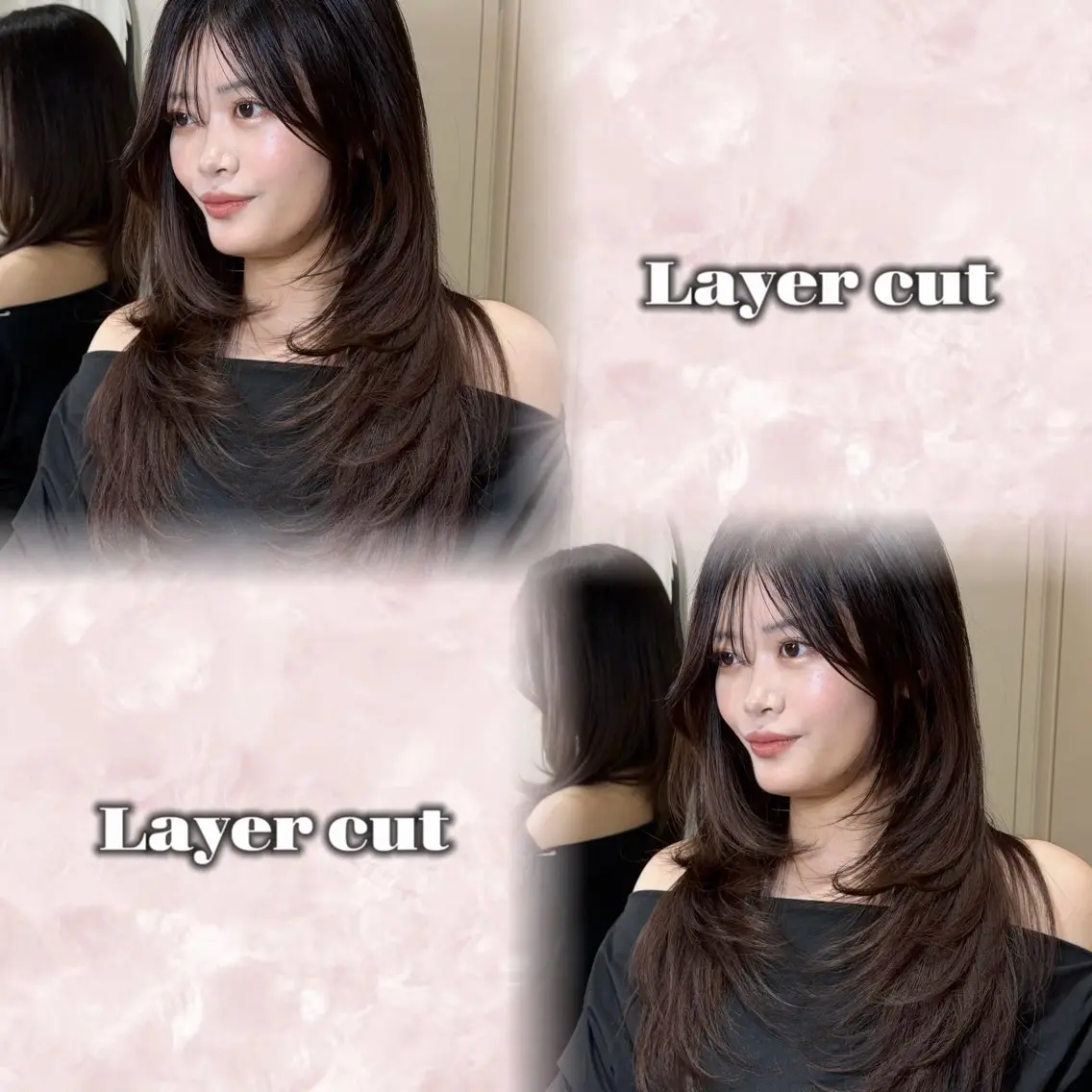 【ミニモ限定🌱💇🏼‍♀️】カット + 3stepトリートメント🥣 レイヤー / ハッシュカット / 顔周りカットの写真