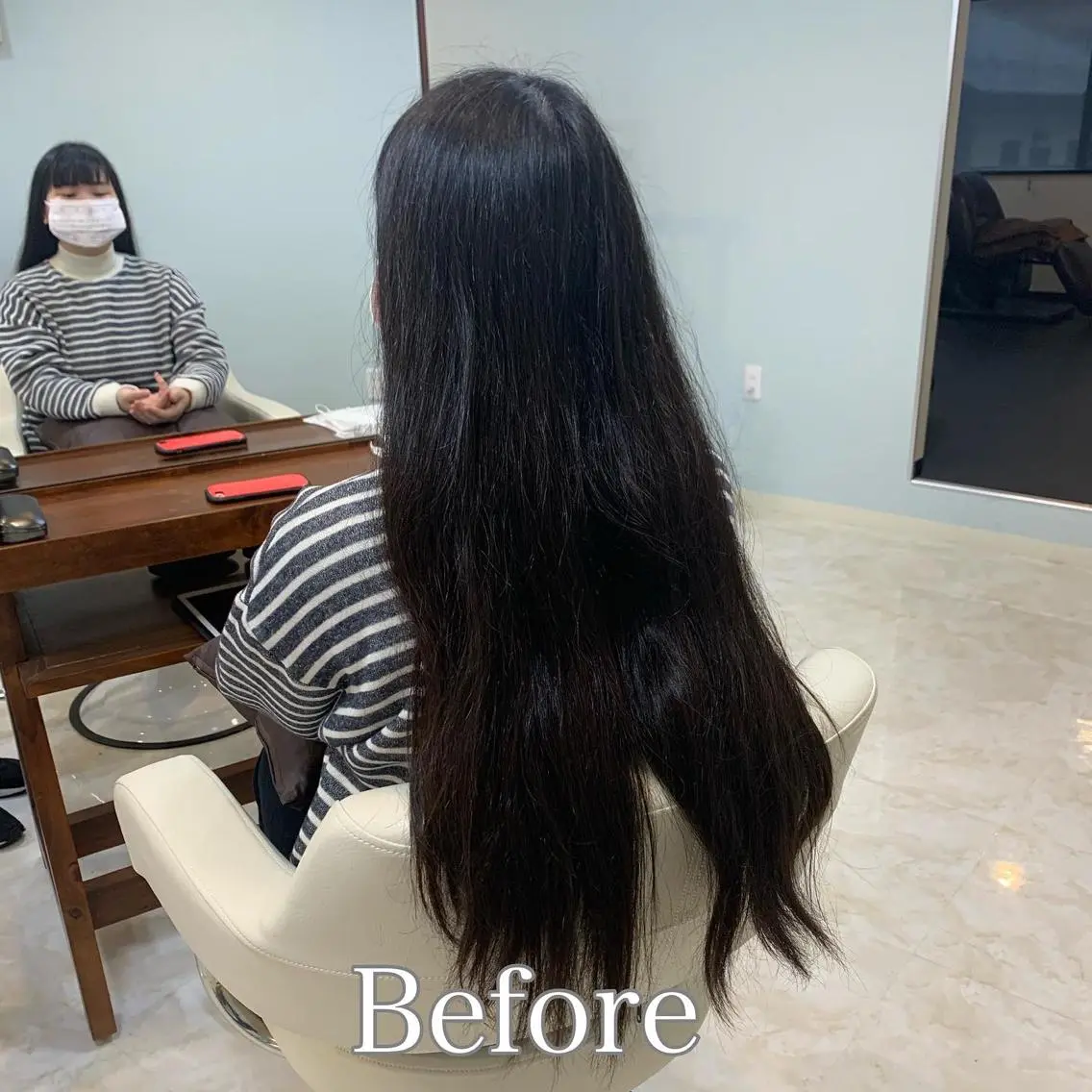 ロング ハイライト 髪質改善 レイヤーカット 縮毛矯正 トリートメント 【清瀬】パサツキ 広がり改善川合剛史のヘアスタイル