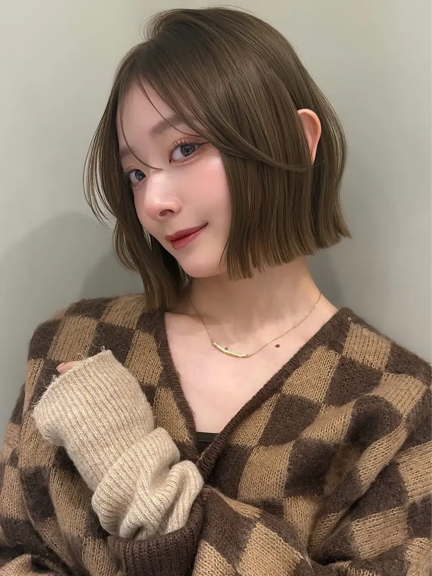 ショート カット ヘアカラー トリートメント ボブ/レイヤーカット /表参道 yunaのヘアスタイル