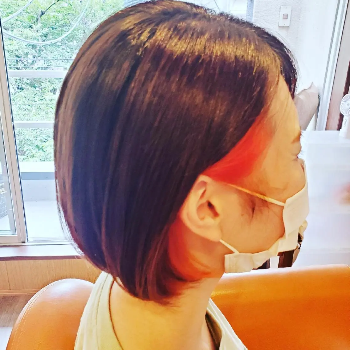カラー ショート ブリーチ イルミナカラー 外国人風カラー トリートメント 酸熱トリートメント ヘアカラー spa hair ark 富井直美のヘアスタイル
