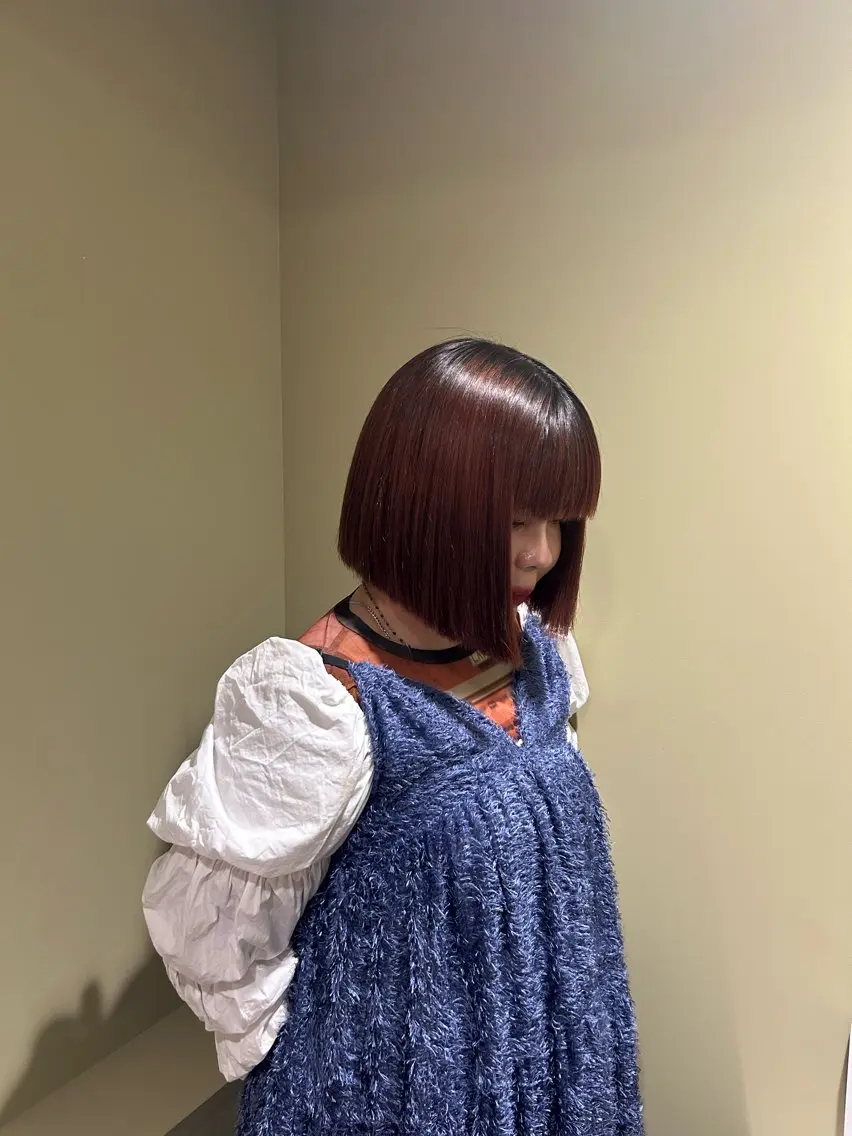 ショート カット 縮毛矯正 🌷下野 莉果/ボブ /パーマ/メンズ🌷のヘアスタイル