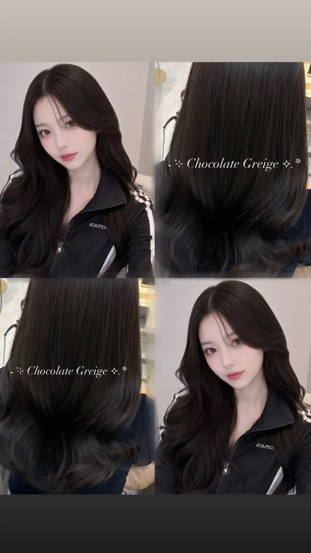 ロング カラー グレージュ 芹  奈 ㅤ⠀ㅤ⠀のヘアスタイル