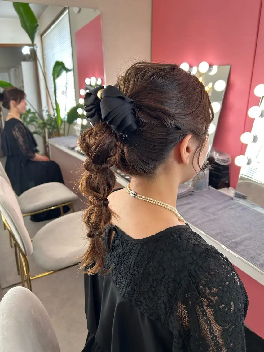 ミディアム 北本 美幸のヘアスタイル