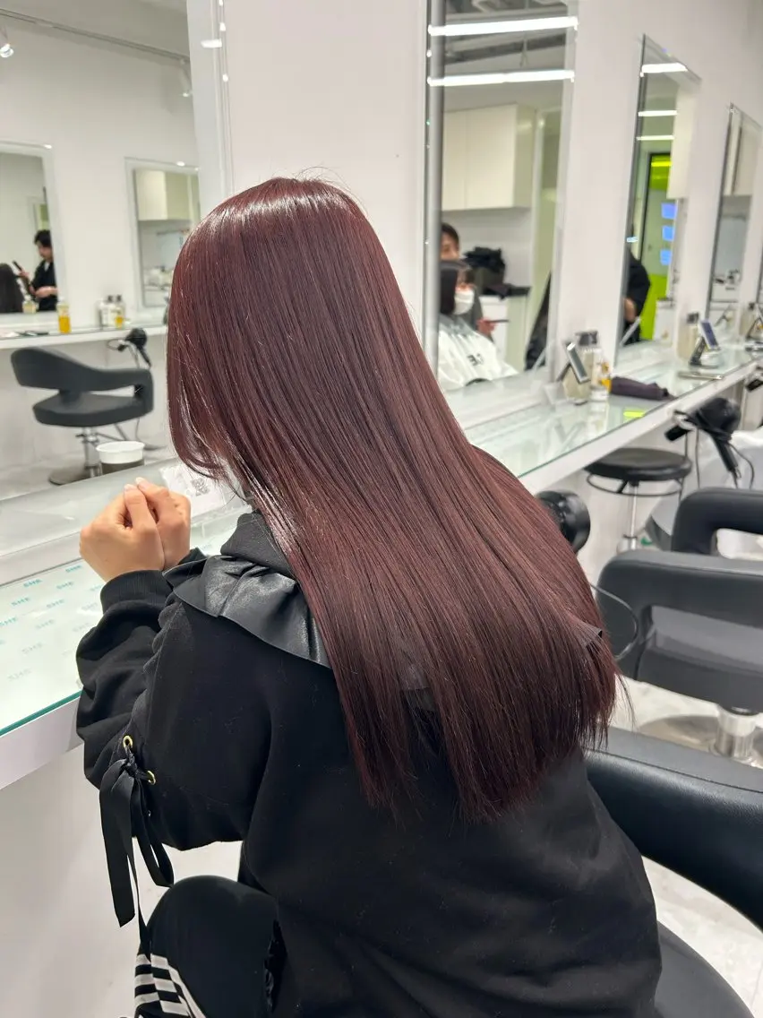 ロング カラー ヘアカラー レイヤー×透明感カラ ー🕊AZUSAのヘアスタイル