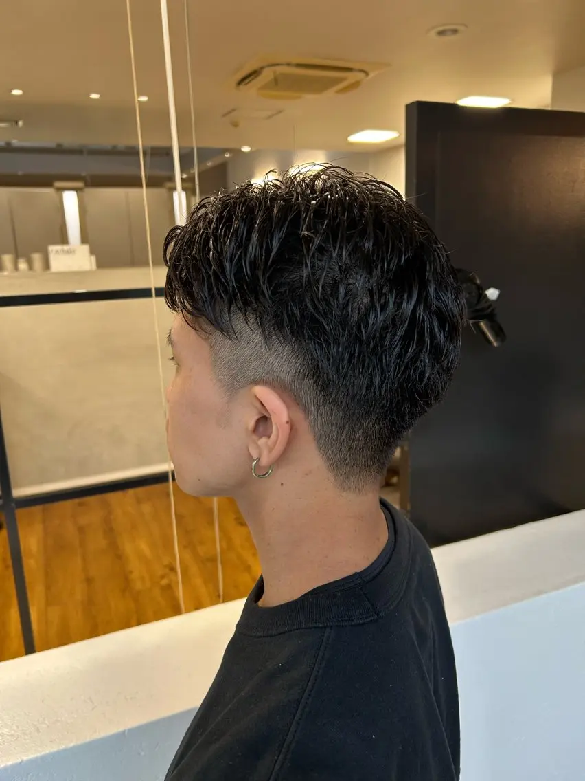 メンズ カット ながの みさきのヘアスタイル