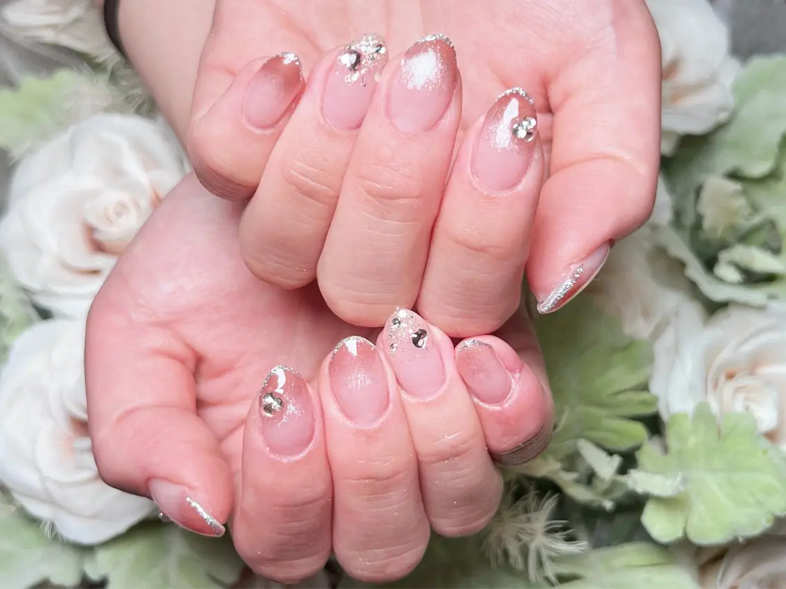 ネイル 成人式 ロングネイル マグネットネイル 持ち込み ワンカラーネイル ハンドネイル Painty nailのネイルデザイン
