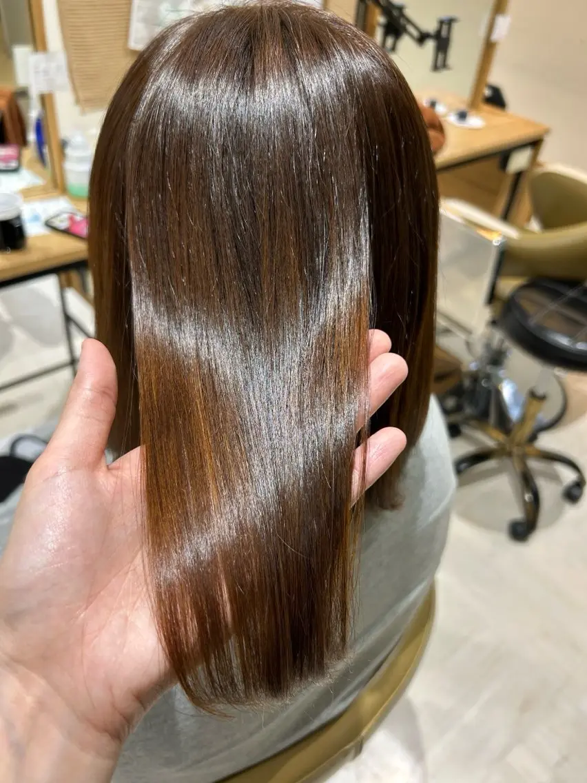 👩🏻💞 縮毛矯正の写真