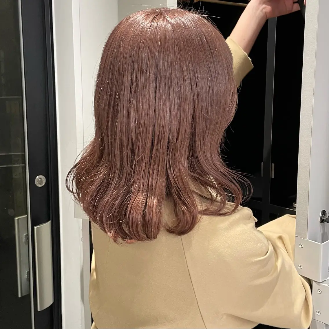 ミディアム 盛れる透明感カラー momokaのヘアスタイル