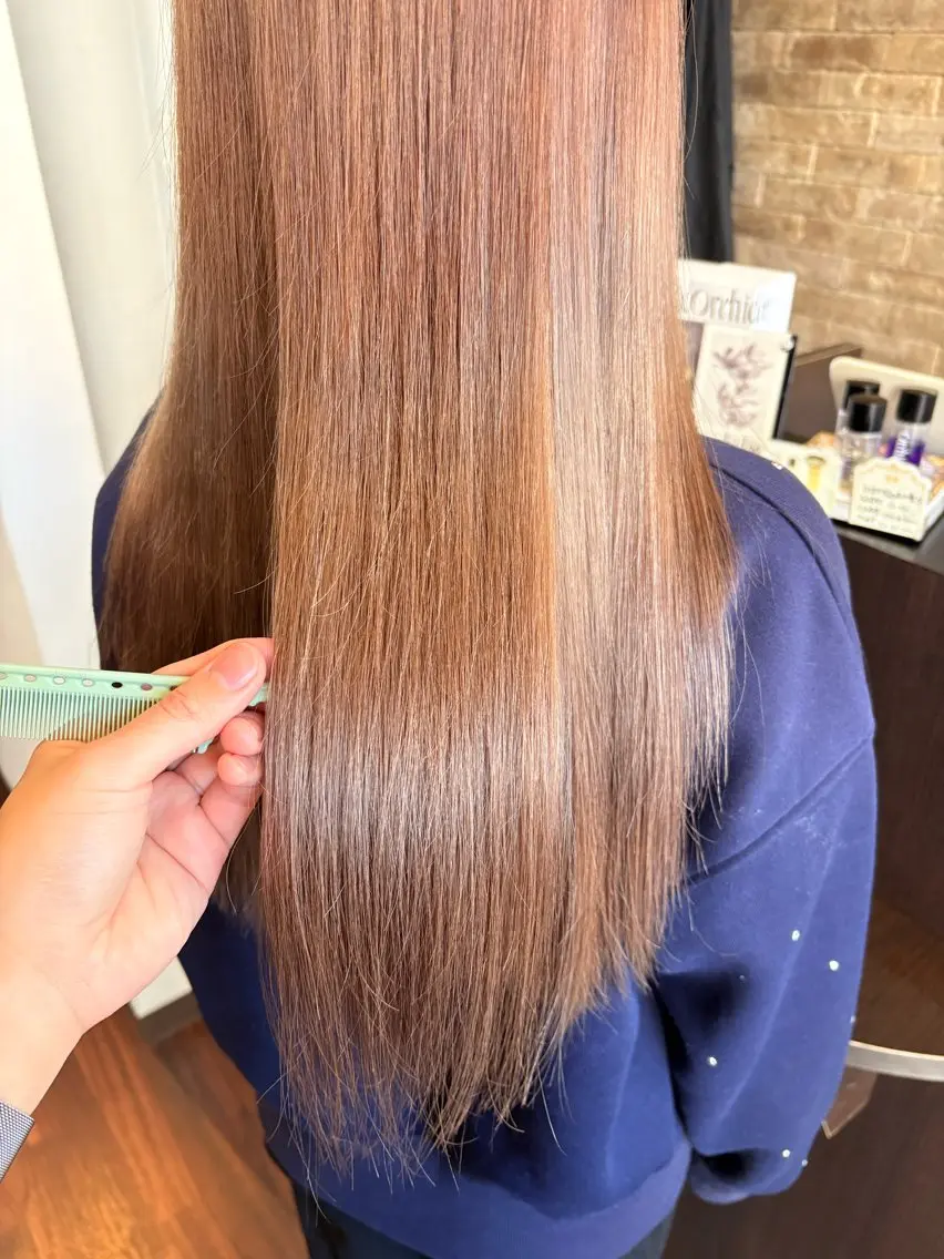 ロング カラー トリートメント ヘッドスパ HairDesign Azurのヘアスタイル
