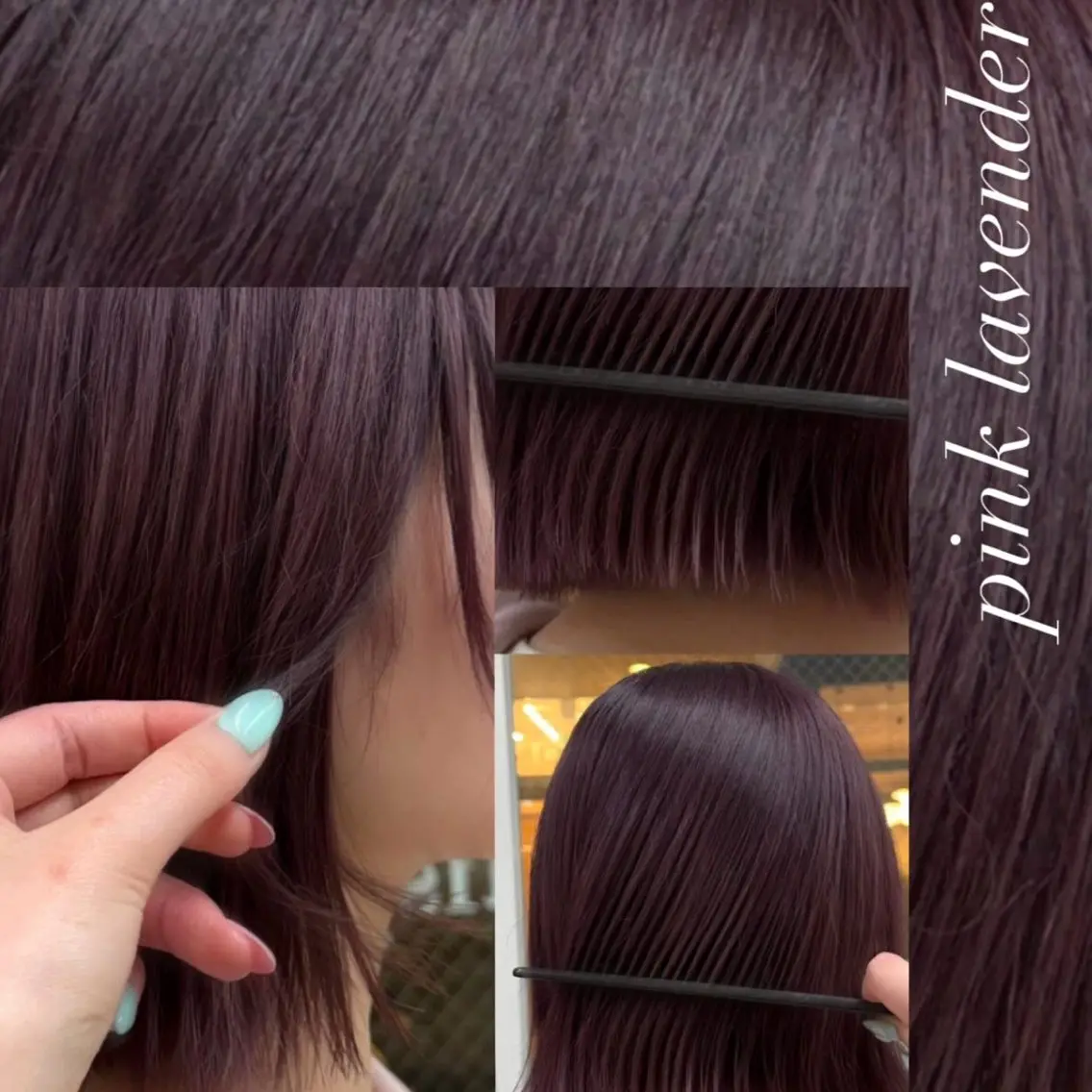 ショート カラー ラベンダーカラー ラベンダーピンク ピンクカラー ヘアカラー Daisy🫧天神/ 大名🫧AYURIのヘアスタイル