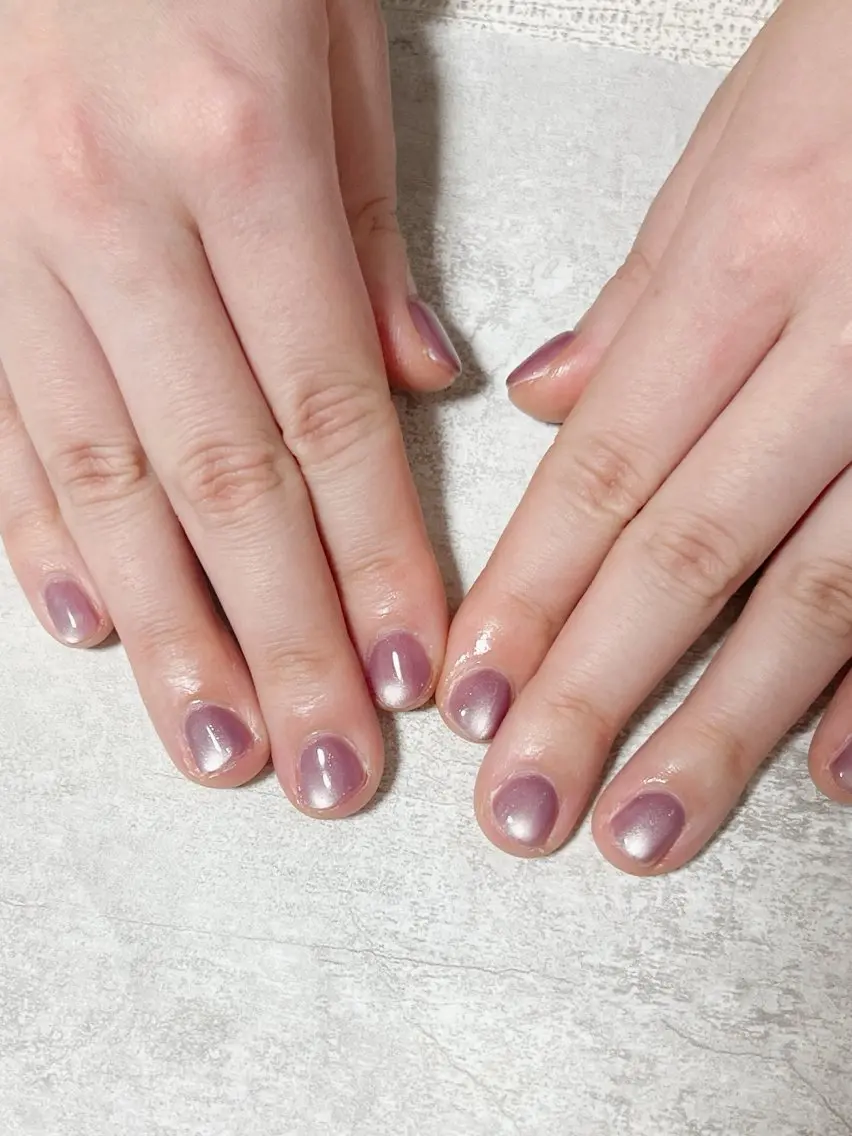 ネイル オーロラネイル フットネイル フレンチネイル ジェルネイル ハート ハンドネイル mogunail &blowのネイルデザイン