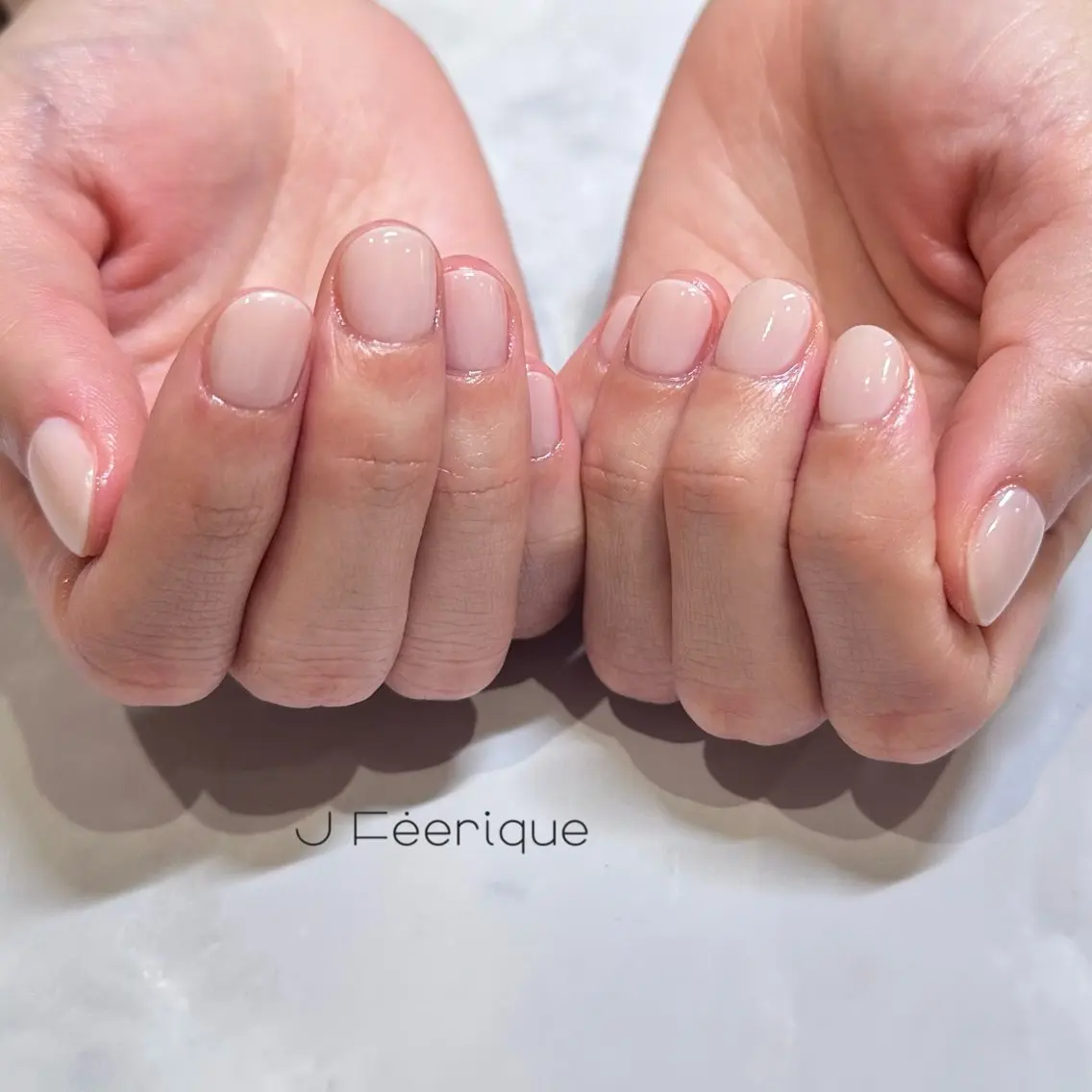 《オフなし⏱40分》 Hand【ワンカラーorラメグラ】 ケア/フィルイン込の写真