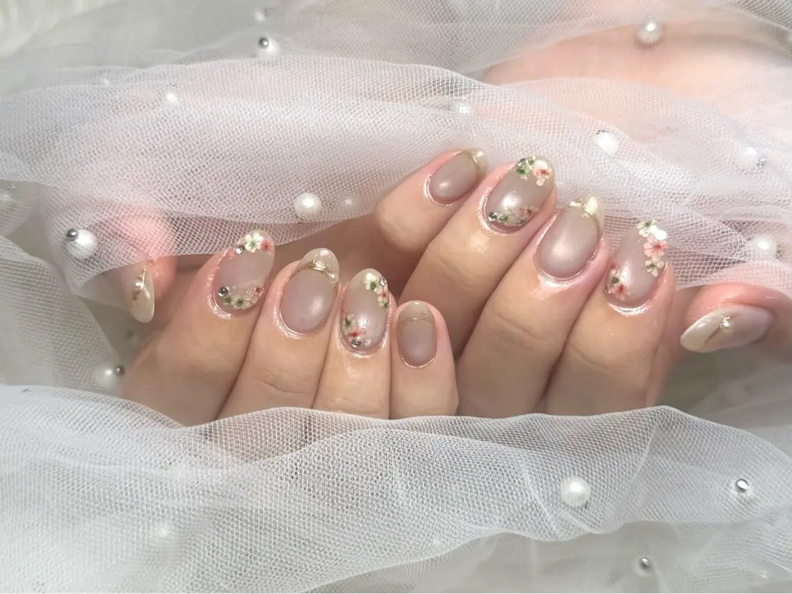 ネイル ハンドネイル peTiT ✨️ yuzuki💞🫧のネイルデザイン