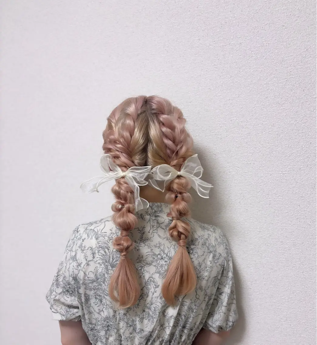ロング ヘアアレンジ 柔らか透明感カラー/ 麗美🎀🐈‍⬛のヘアスタイル