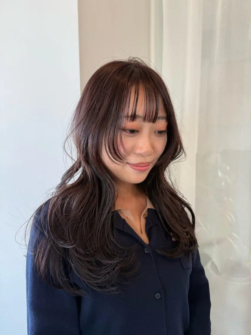 ロング カラー カット ヘアカラー トリートメント TRENCH　相澤 果歩のヘアスタイル