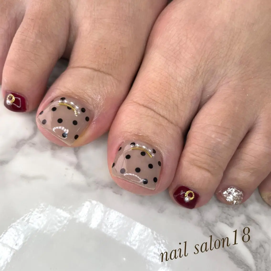 ネイル フットネイル nail salon 18.のネイルデザイン