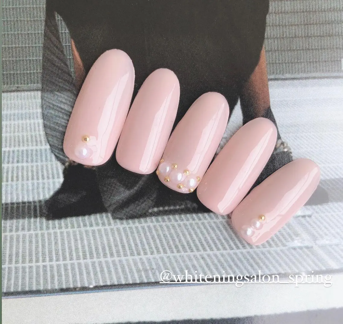 ネイル シンプルネイル 冬ネイル Nakao Hitomiのネイルデザイン