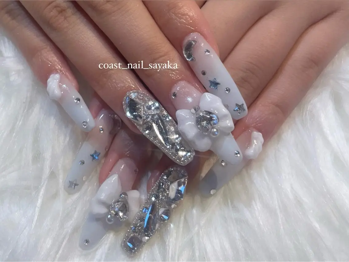 ネイル ハンドネイル HOSHI ⭐️辻堂 /藤沢ガーリーネイルのネイルデザイン