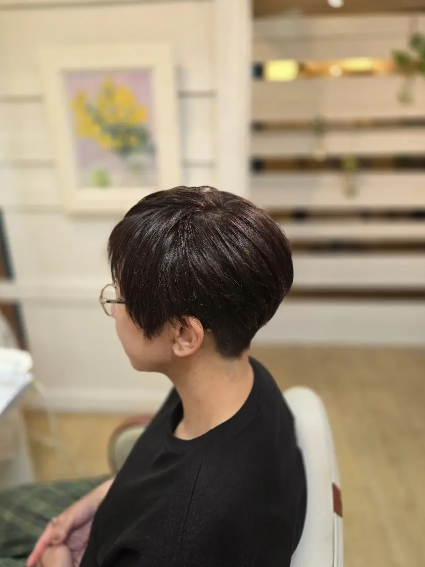 ショート ショートヘア 田中 牧子のヘアスタイル