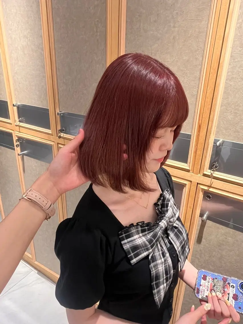 ミディアム のぞみ🎀 /ブリーチ/表参道のヘアスタイル