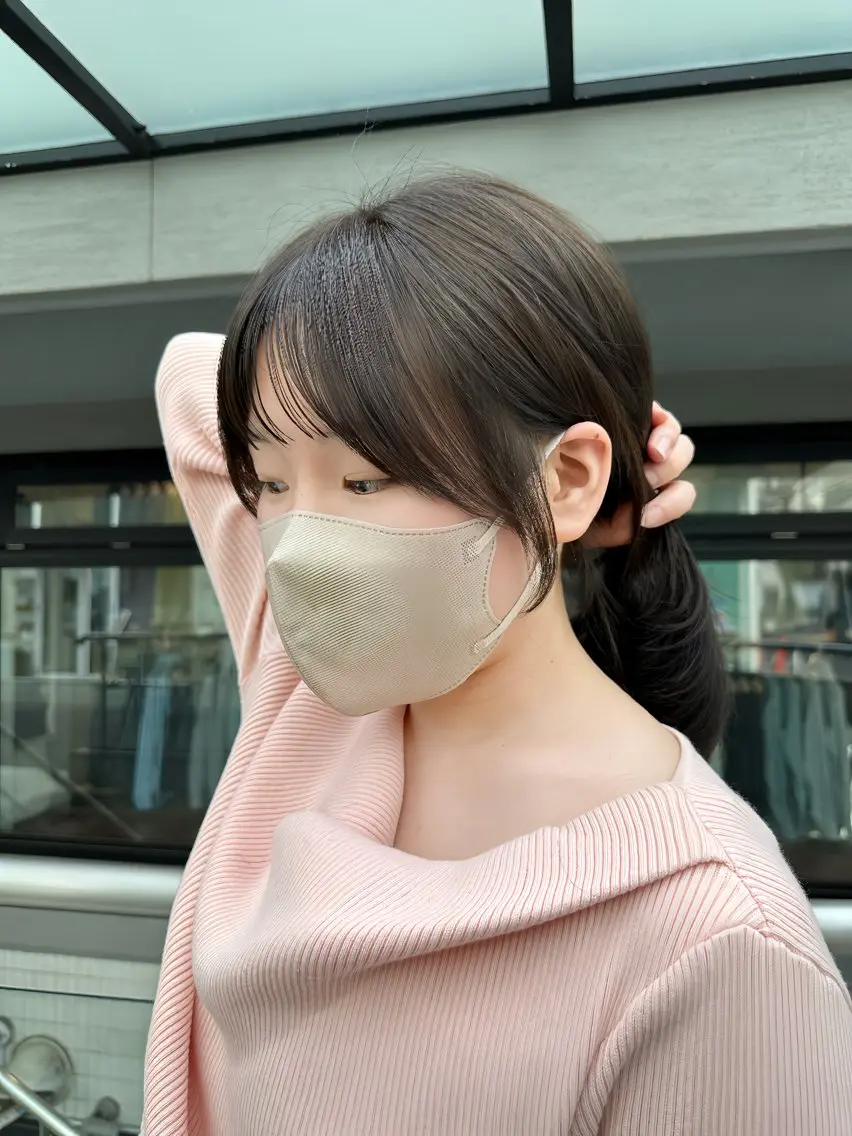 ロング カラー 顔まわりレイヤー 顔周りカット レイヤーカット 美髪/レイヤー 表参道/ヒロキのヘアスタイル