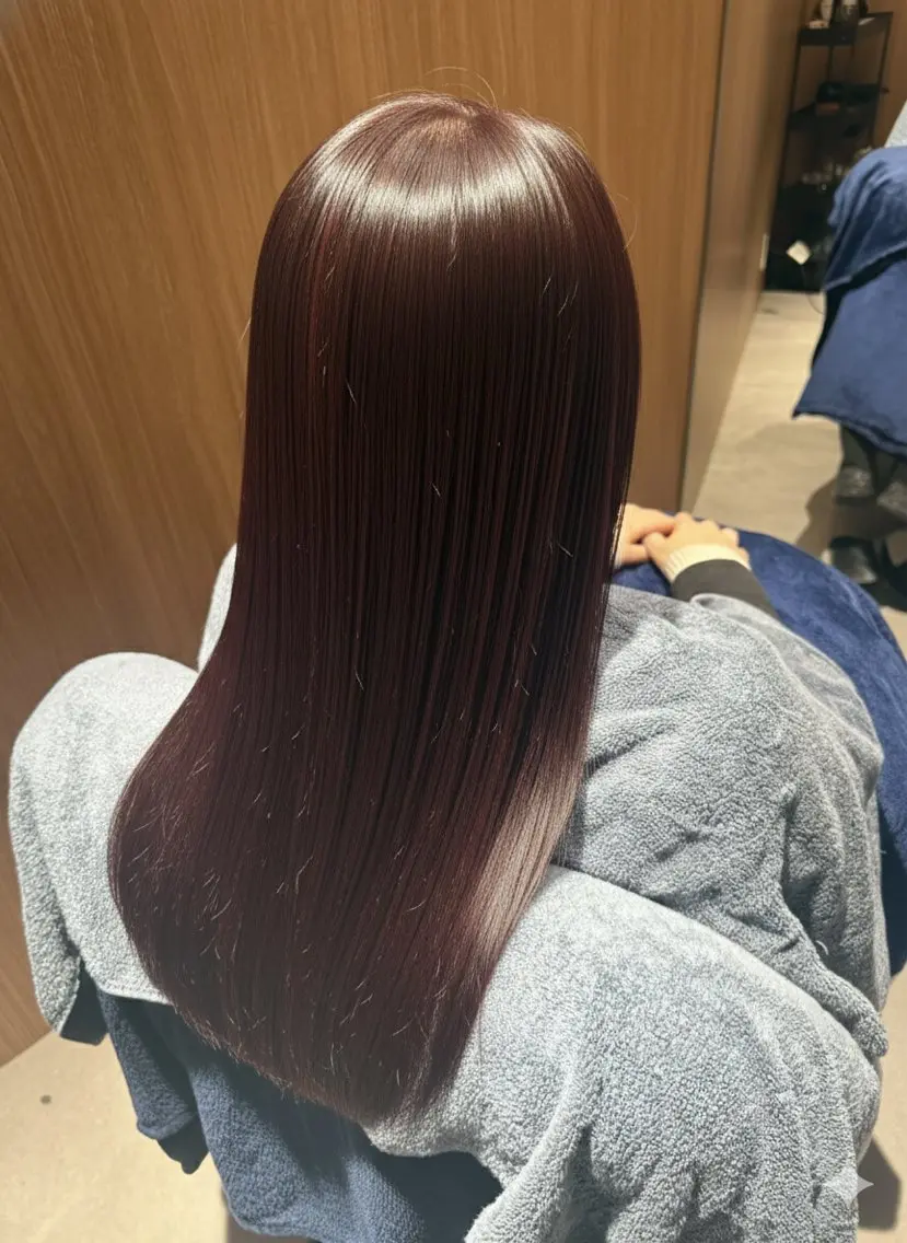 ロング カラー ヘッドスパ潤艶カラー 🌙FUKUのエステ・リラクイメージ