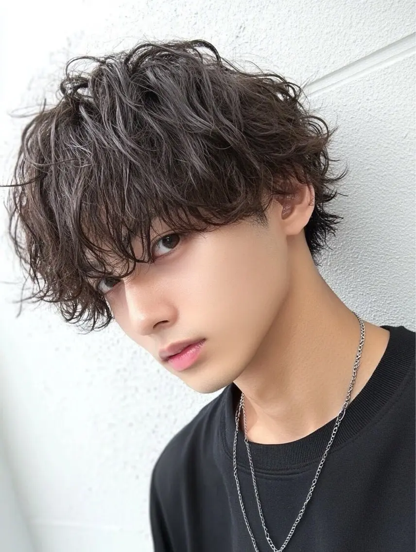 メンズオリーブカラーの写真