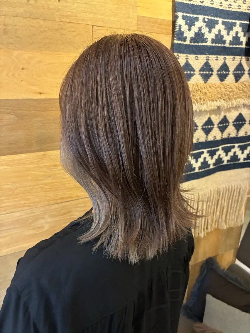 ミディアム カラー 清水 美香のヘアスタイル