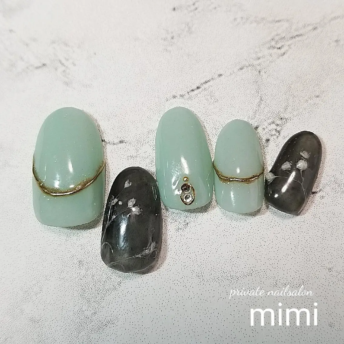 ネイル ニュアンスネイル 博多ネイル ｍｉｍｉのネイルデザイン