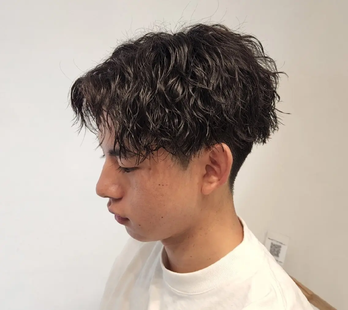 ショート パーマ メンズ 【イケメン風パーマ】 SHOFYのヘアスタイル