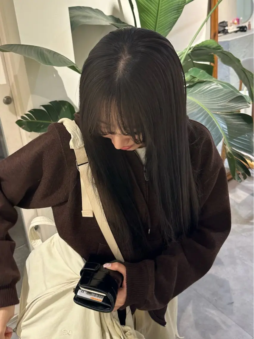 ロング カラー ヘアカラー HANAME 原宿美容室のヘアスタイル