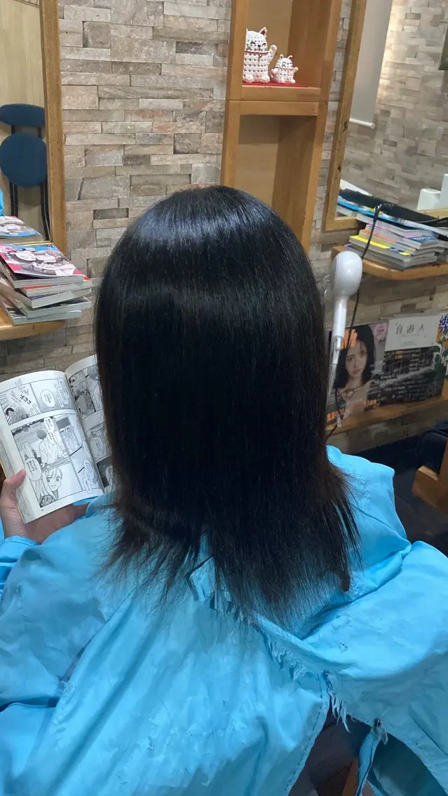 セミロング さろん どぷてぃのヘアスタイル