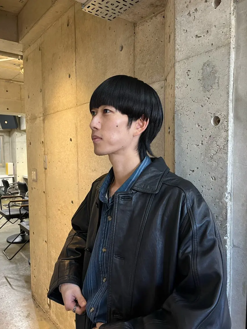 メンズ マッシュウルフ マッシュ メンズウルフカット ウルフカット メンズカット/ natsukiのヘアスタイル