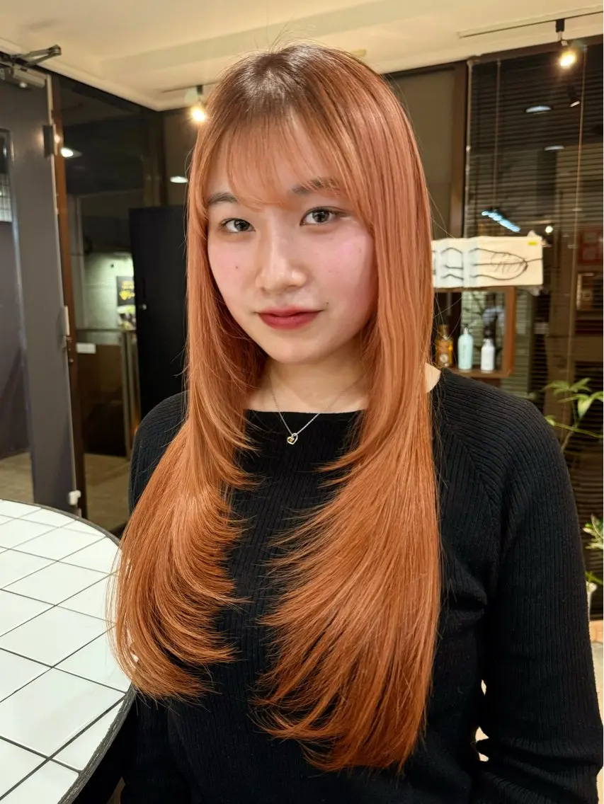 ロング ロングレイヤー レイヤーカット ロング 宮嶋 蓮のヘアスタイル