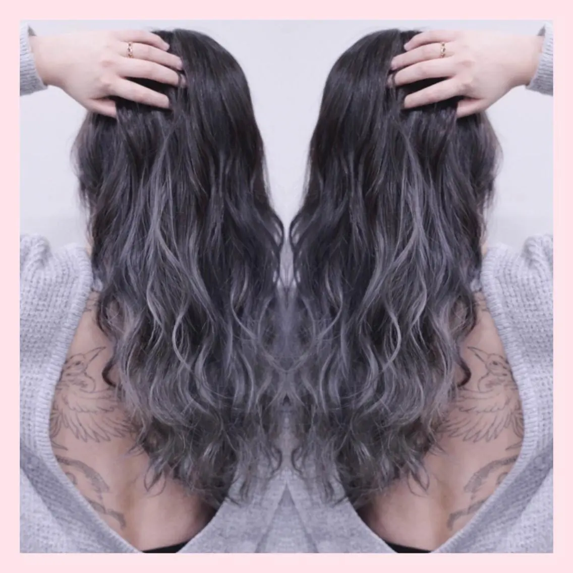 ロング カラー カット エクステ シシド ユウスケ Aceのヘアスタイル