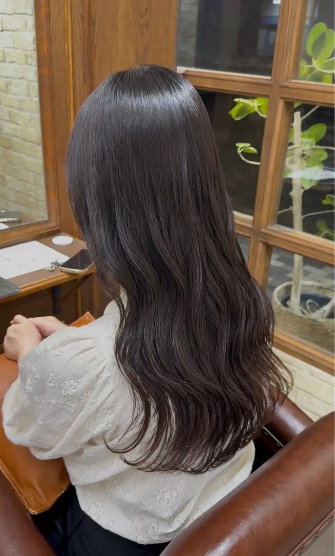 ロング カット ヘアカラー トリートメント ヘッドスパ 顔まわり特化✨艶💎 似合わせ💖RIHOのヘアスタイル