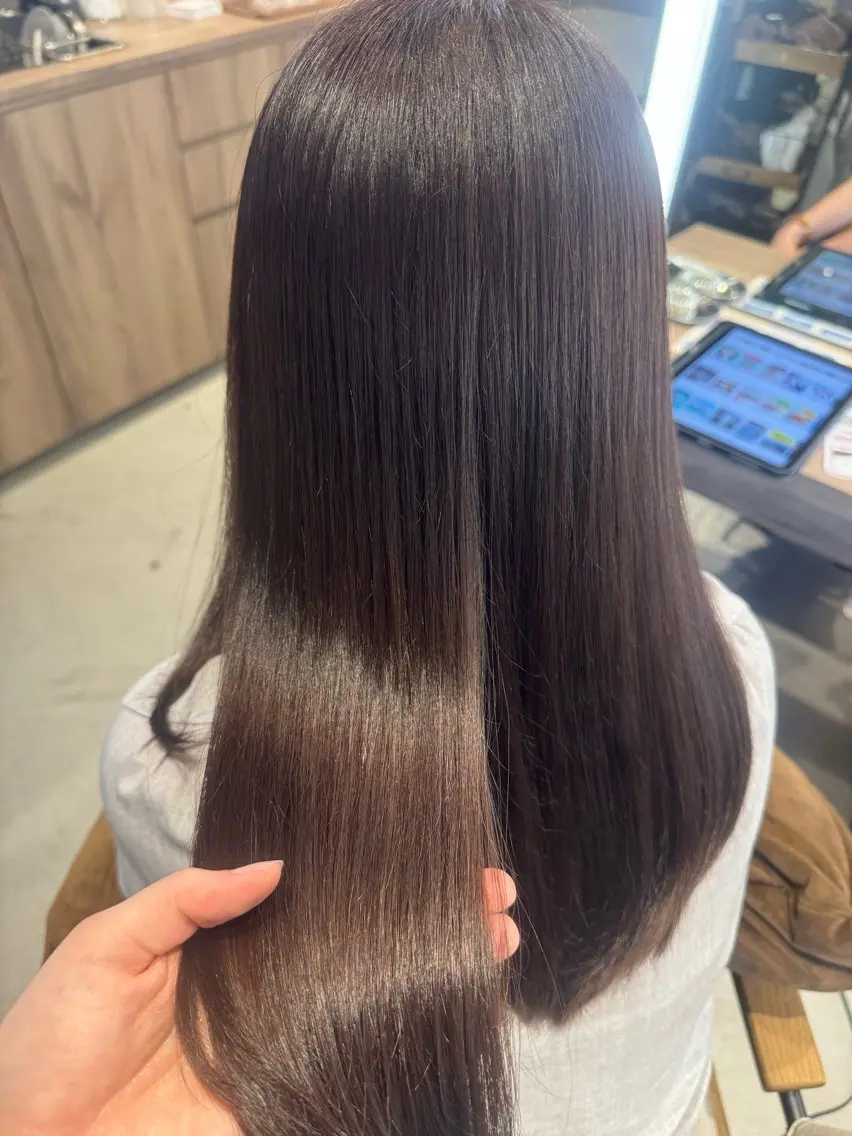 セミロング トリートメント ヘアカラー トリートメント 艶カラー🫧ྀི/ 髪質改善/senaのヘアスタイル