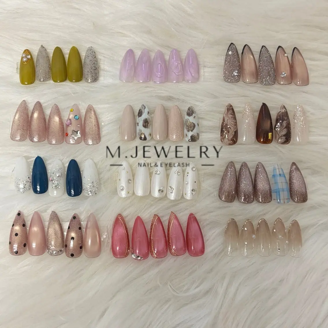 ネイル ハンドネイル M.JEWELRY ⭐️スカルプ・定額のネイルデザイン