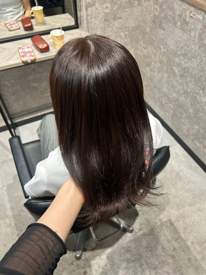 ミディアム ヘアカラー トリートメント カラーモデル募集中 ✨hinahaのヘアスタイル