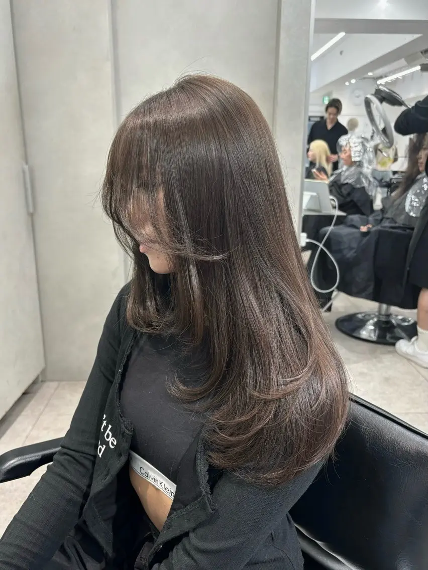 ロング カラー ヘアアレンジ 韓国レイヤーカット/ 髪質改善/郷家拓斗のヘアスタイル