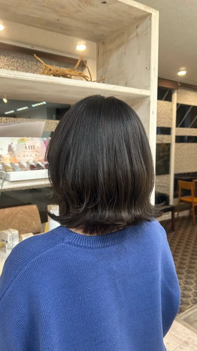 ミディアム ボブ フルヤ ユウキのヘアスタイル