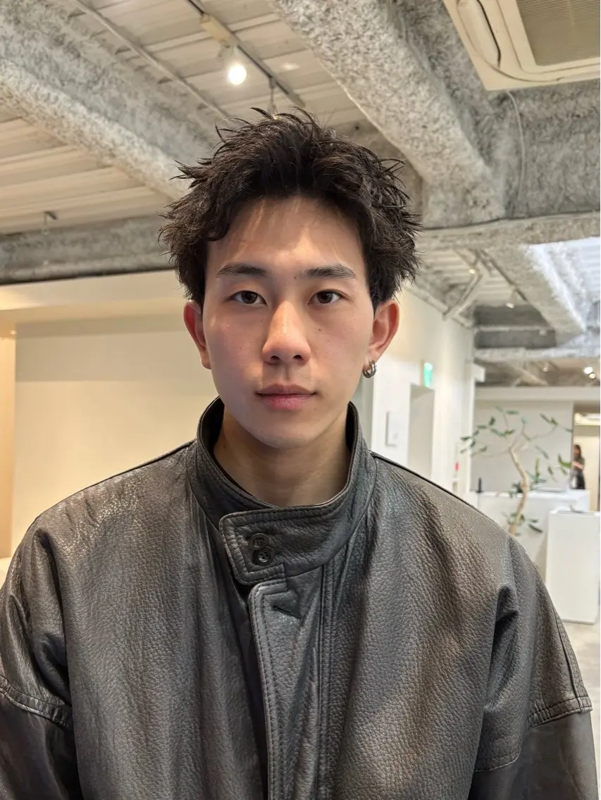 パーマ メンズ カット パーマ ANY/メンズ特化/ シバヤ ユウキのヘアスタイル