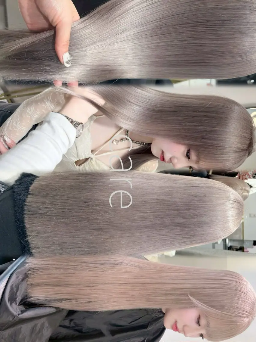 カラー 艶カラーハイトーン YUUNA 🎀💕のヘアスタイル