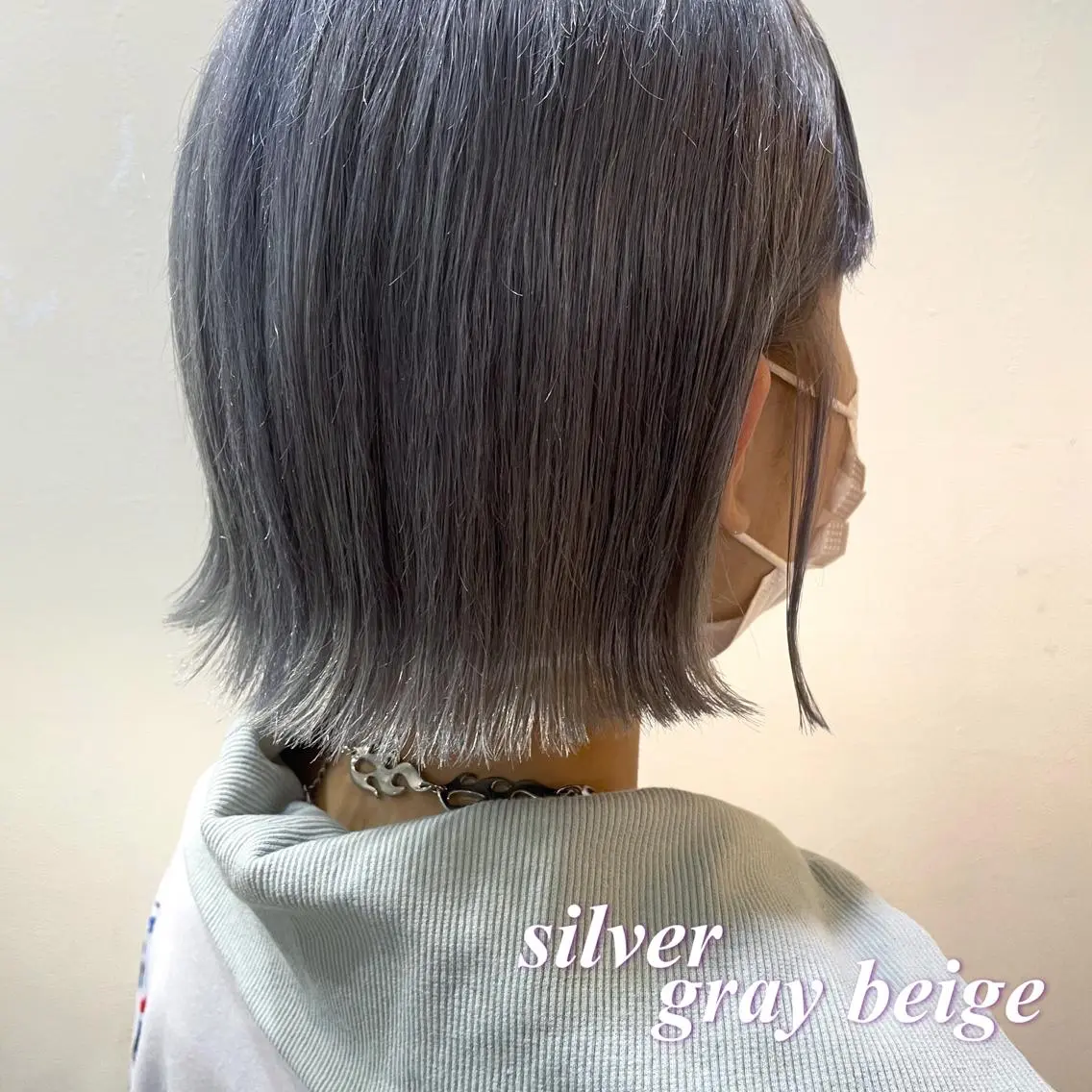 ショート カラー グレージュ シルバー シルバーグレージュ ✨👑お洒落ショート ❣️村上せいな✨のヘアスタイル