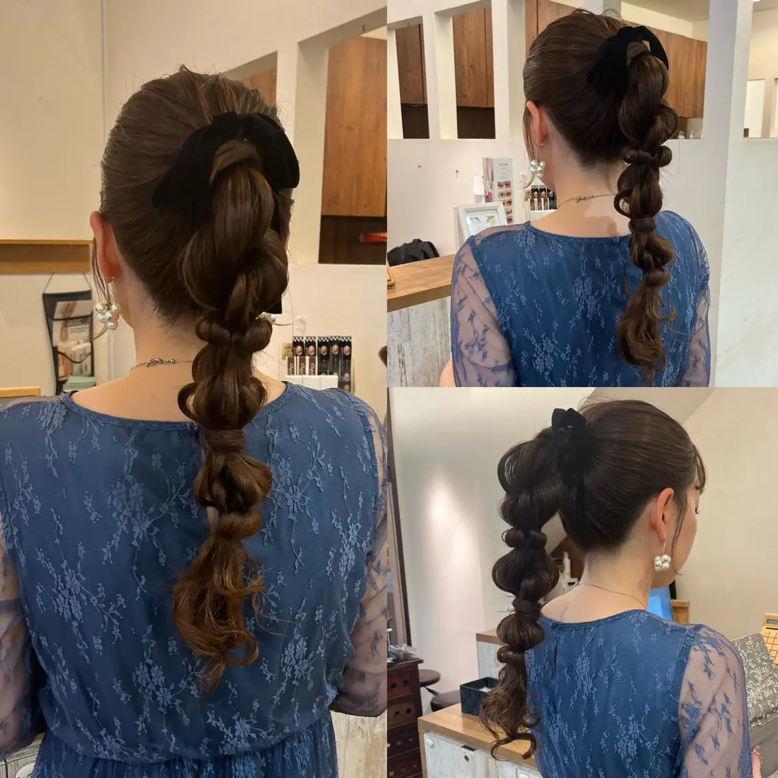 お呼ばれヘアセットの写真