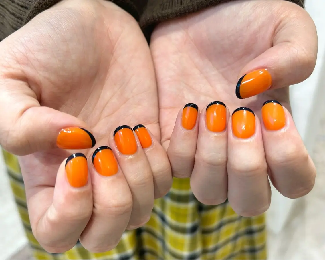 【当日予約のみ🈹-¥1,000 】 🫱ハンド🫲フレンチネイル(ベースカラーあり💙)✨初回オフ無料✨の写真