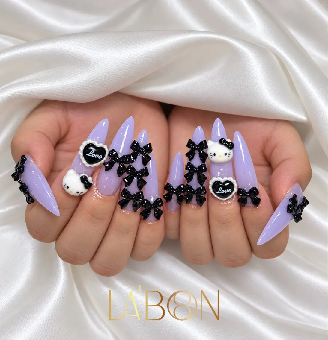ネイル アートネイル ジェルネイル キラキラネイル 韓国ネイル ロングネイル Labon Nails Artのネイルデザイン
